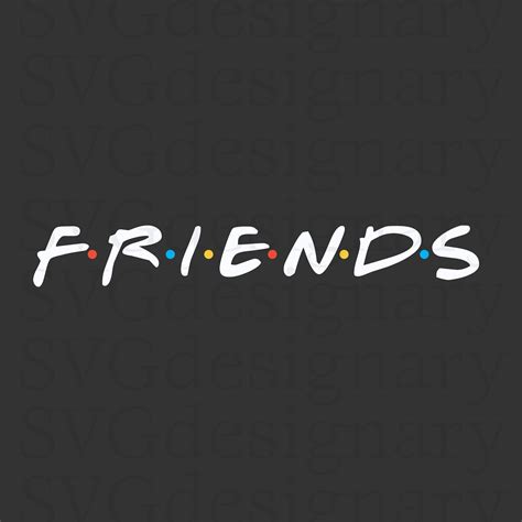 Friends is an american television sitcom, created by david crane and marta kauffman, which aired png&svg download, logo, icons, clipart. Friends Logo Friends the TV Show White/Tinted SVG PNG | Etsy