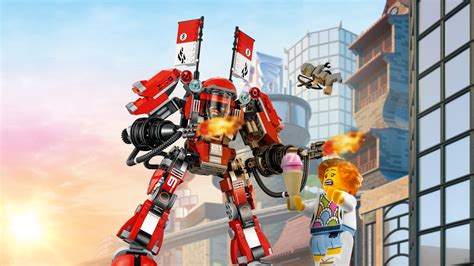 Lego The Ninjago Movie Fire Mech Robot Christmas T Toy Sale Ninja
