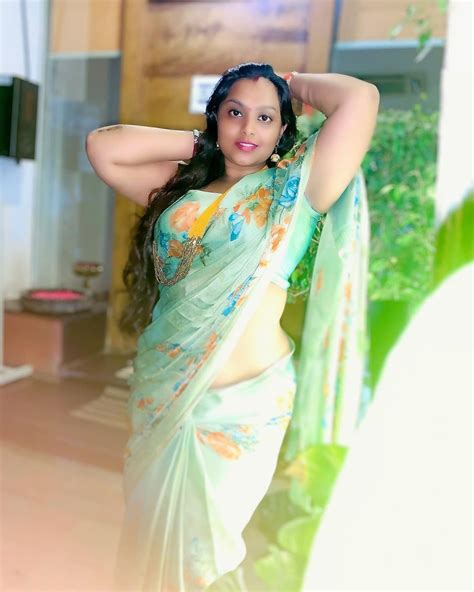 Anupama Swathi Latest Saree Photos Indian Filmy Actress