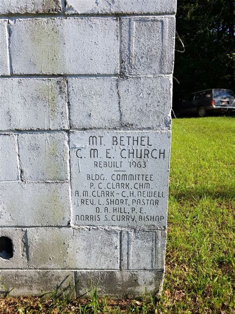 Mount Bethel CME Church Cemetery em Utica, Mississippi – Cemitério Find