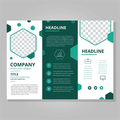 Tri Fold Brochure Vector Art Icons And Graphics For Free Download