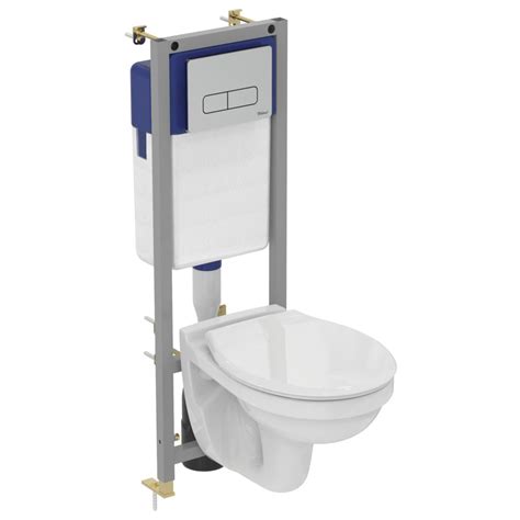 Структура за вграждане на конзолна тоалетна чиния фиксиране към пода и стената | Vidima