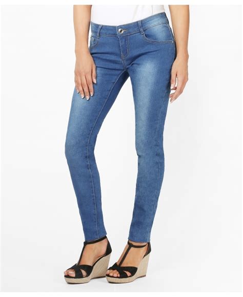 jeans crushed leg basic skinny jeans krisp