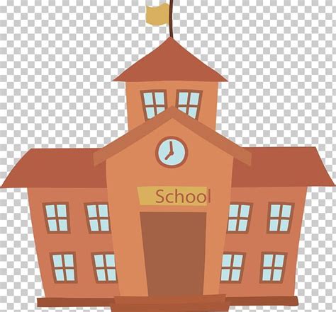 School Cartoon Building Png Academic Building Angle Animation