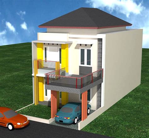 Rumah minimalis dengan ukuran 6×12 sudah sangat mencukupi apabila ditempati bersama keluarga. Desain Rumah Minimalis 2 Lantai Sederhana Ukuran 5X12 ...