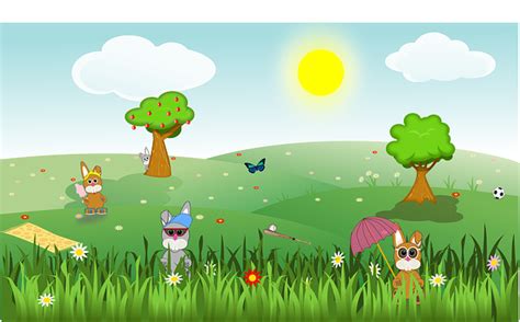 Free cliparts that you can download to you computer and use in your designs. Spring Easter Landscape · Free vector graphic on Pixabay