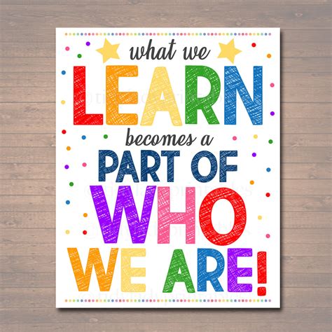 Classroom Motivational Poster Tidylady Printables