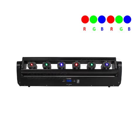 Laser Moving Bar 6x500mw 6 Eyes Rgb Stage Effect Beam Moving Head