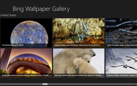 Bing Wallpaper App For Windows 8