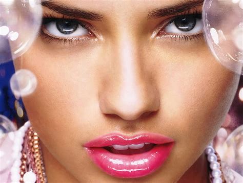 P Free Download Adriana Lima Sexy Pink Lips Adriana Lima Hot Sexy Pink Lips Adriana Lima