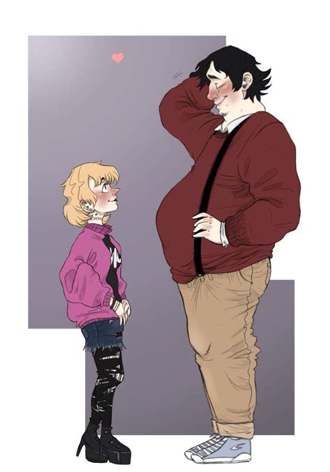 Small Girl Meets Big Guy Art Amino
