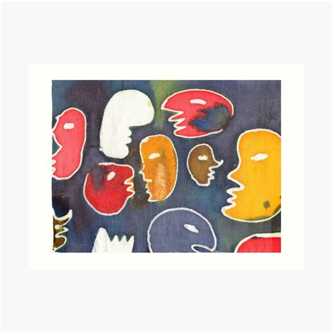 Talking Heads Art Print By Prema Redbubble