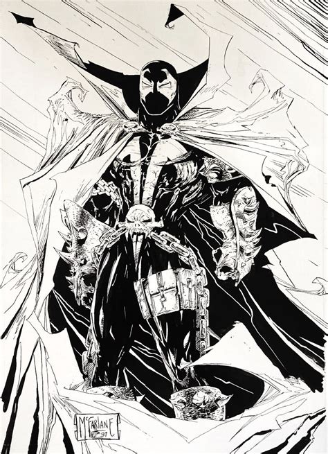 Daily Spawn Archive On Twitter Spawn Pin Up Art By Todd Mcfarlane Spawn