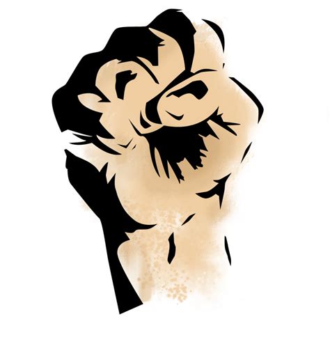 Fist Clipart Stencil Fist Stencil Transparent Free For Download On