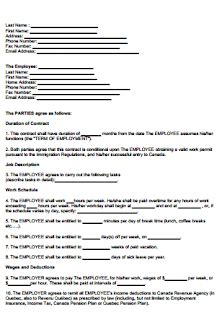 Last will and testament page of. free employment contract template canada, employment contract template ontario canada, simple ...