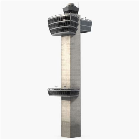 Air Traffic Control Tower 3d Model 35 3ds Dwg 3dm Unknown Obj