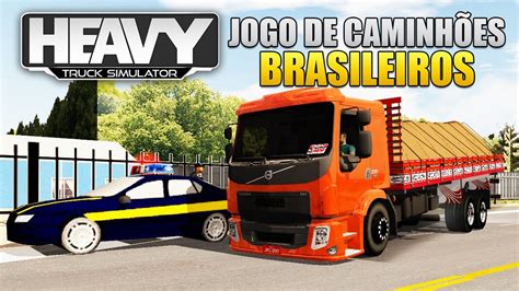 Heavy Truck Simulator Simulador De Caminhões Brasileiros Youtube