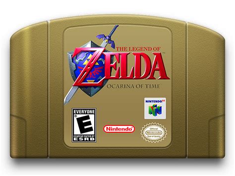 Legend Of Zelda Ocarina Of Time Gold Cartridge Rnostalgia