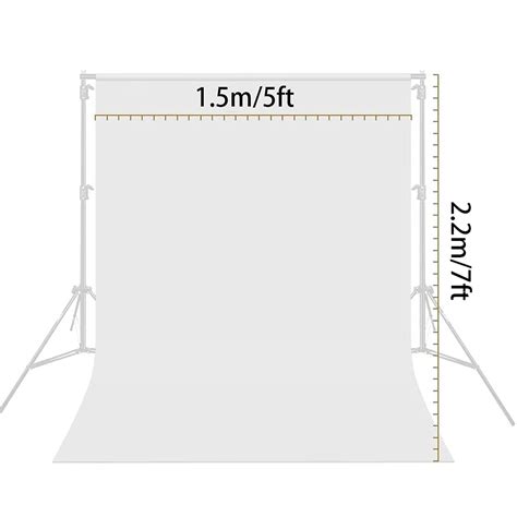 Buy 5x7ft Backdrop White Background 15x22m Collapsible Backdrops