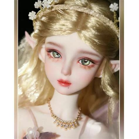 Elf Ears 14 Bjd Doll Nude Resin Ball Jointed Girl Angel Eyes Face Makeup T 16814 Picclick