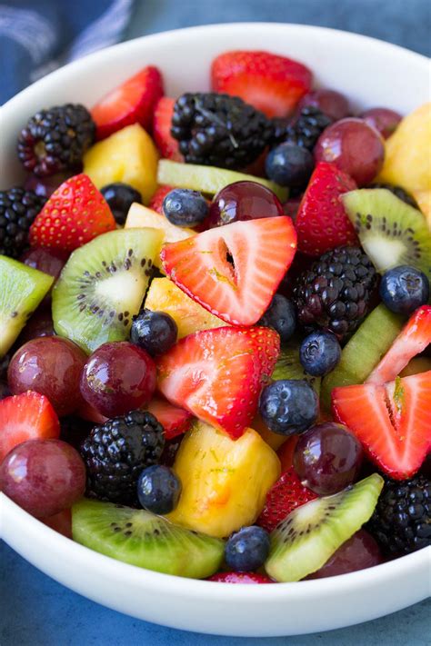 Fruit Salad With The Best Dressing