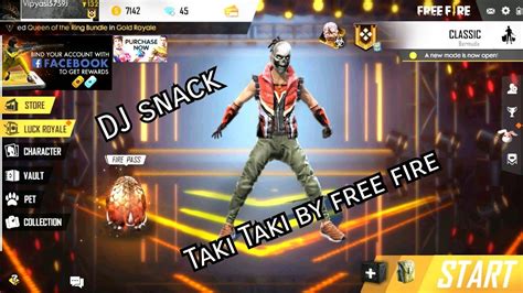 Play free fire garena online! Taki Taki song by garena free fire - YouTube