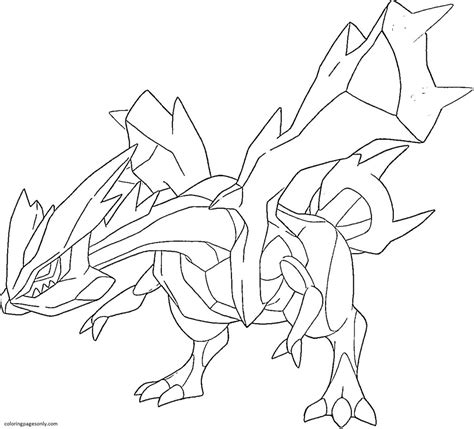 Pokemon Kyurem Coloring Pages Sketch Coloring Page Images And Photos