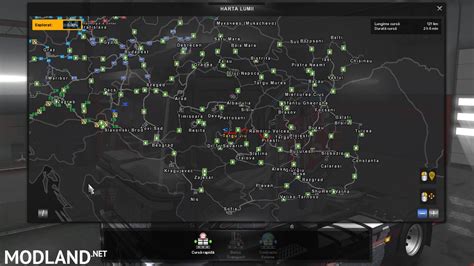 Harta Euro Truck Simulator 2 Harta Fizica