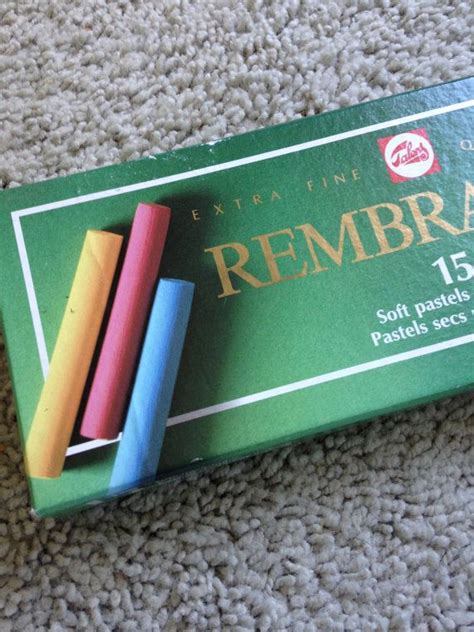 Talens Rembrandt Soft Pastel Sticks Box Of 15 Preowned Etsy Soft