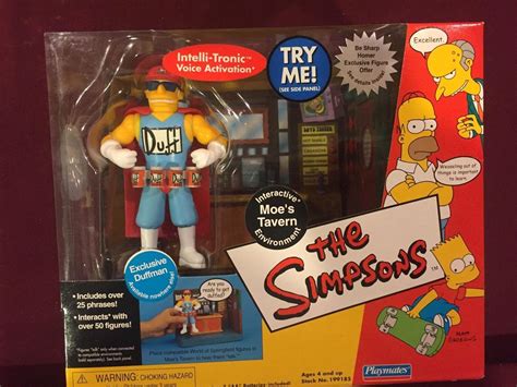 New Simpsons Moes Tavern Playset With Duffman Free Shipping 1821603079