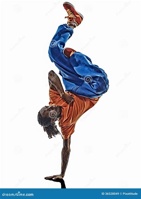 Hip Hop Acrobatic Break Dancer Breakdancing Young Man Handstand Royalty