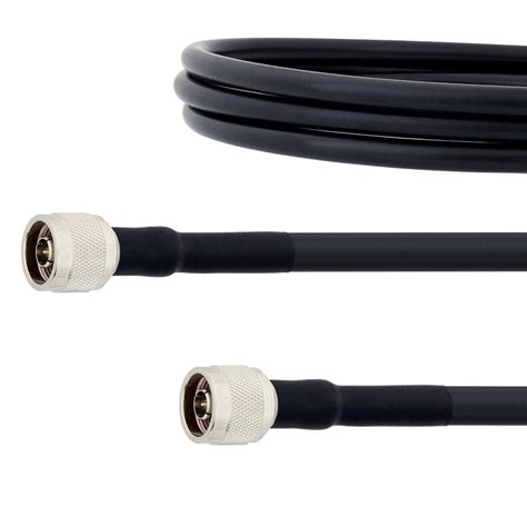 Low Loss N Male To N Male Cable Lmr 400 Coax In 60 Inch