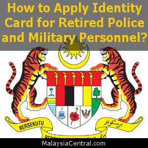 How to Apply Identity Card for Retired Police and Military ...
