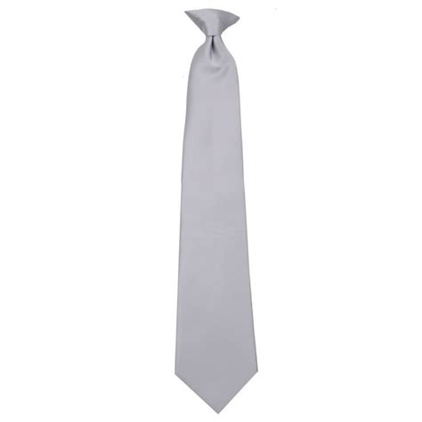 buyyourties mens solid color clip on easy to remove clip necktie ties