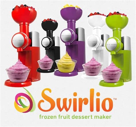 Big Boss Swirlio Frozen Fruit Dessert Maker Fruit Ice Cream Machine Or