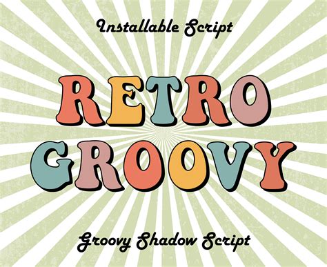 Groovy Font Ttf Svg Retro Groovy Font Groovy Letters Font Etsy Österreich