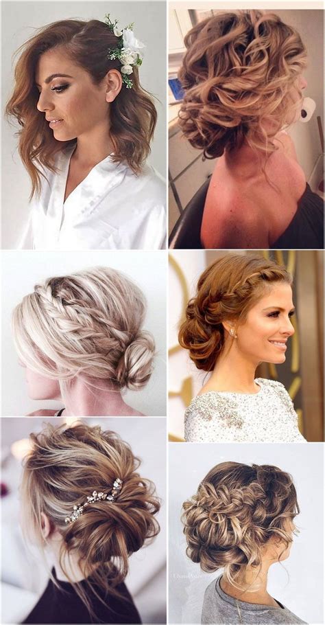 Updo wedding hairstyles for medium hair. 30 Wedding Hairstyles for Every Length | Wedding ...