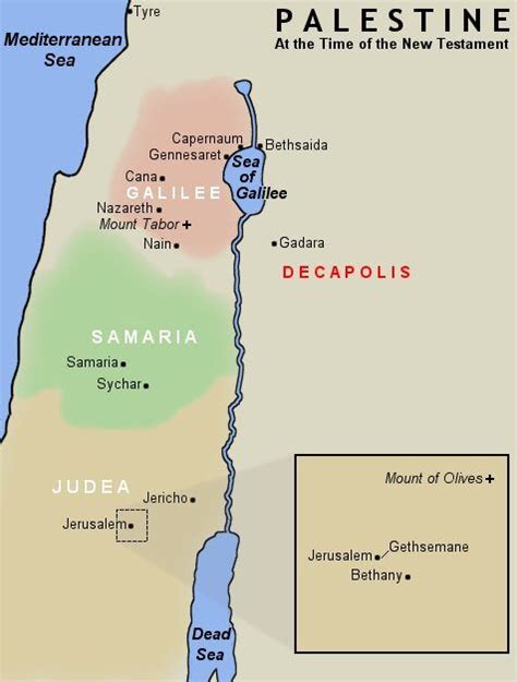 Study Resources Decapolis Capernaum Bible Mapping Map