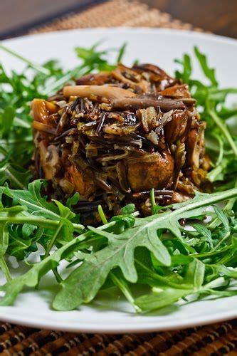 Mushroom And Leek Wild Rice Salad Recipe Wild Rice Salad Recipe