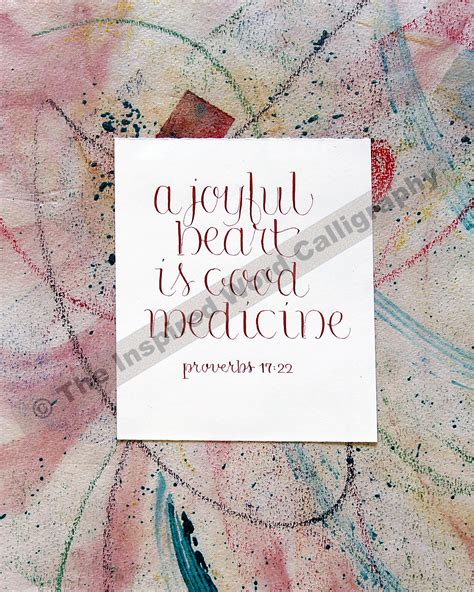 The Inspired Word Calligraphy Hand Lettered Christian Calligraphy