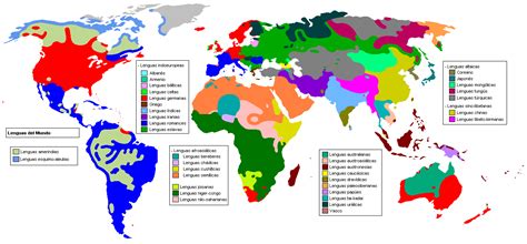 Curiosidades De Lengua Y Literatura Mapa De La Distribución De Las