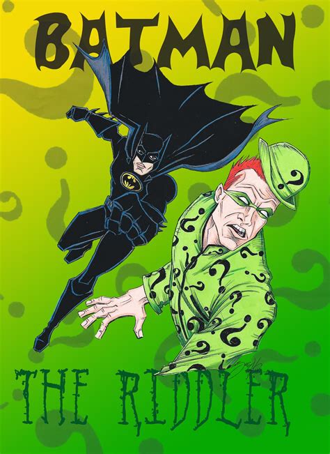 Batman And The Riddler Comics Riddler Comic Book Cover