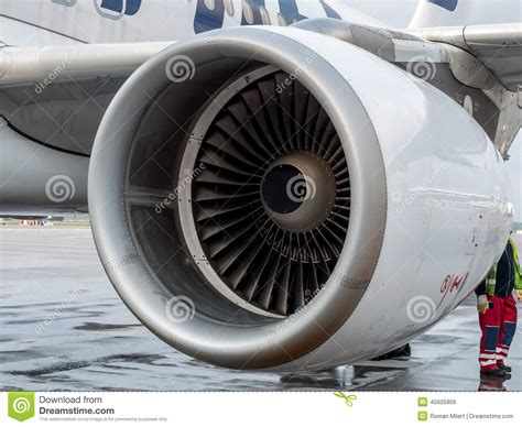 Airplane Turbine Stock Photo Image Of Machine Engine 45605806