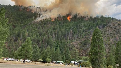 Northern California Wildfires Prompt Evacuations Near Oregon Border