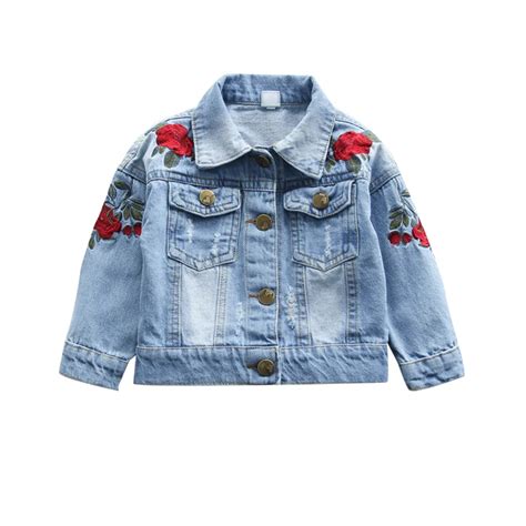 Buy 2018 Girls Denim Jackets Coats Fashion Children