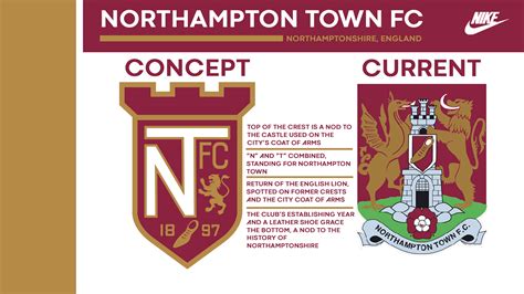 Northampton Town Fc Efl League 2 Crest Redesign Concepts Chris