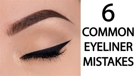 6 Common Eyeliner Mistakes And How To Avoid Them Youtube