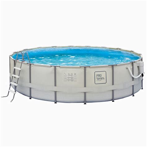 Pro Series 18 Ft X 18 Ft X 52 In Round Above Ground Pool At