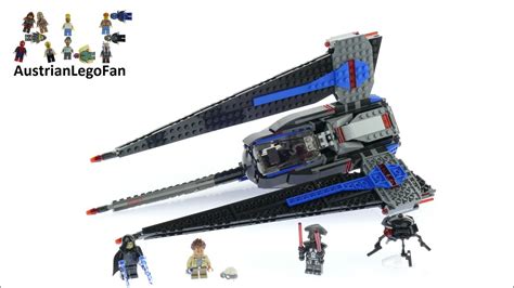 Lego Star Wars 75185 Tracker I Lego Speed Build Review Youtube