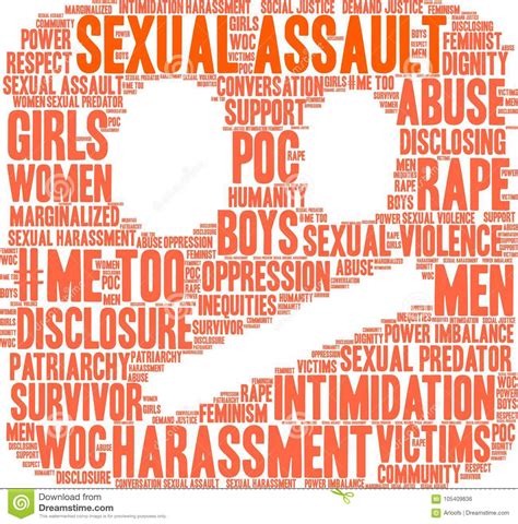 Sexual Assault Word Cloud Stock Illustration Illustration Of Equality